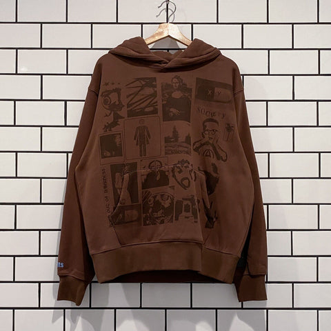 PLEASURES CHOICES HOODIE BROWN