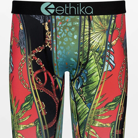 ETHIKA MENS STAPLE UNDERWEAR SPLIT PERSONAS GREEN