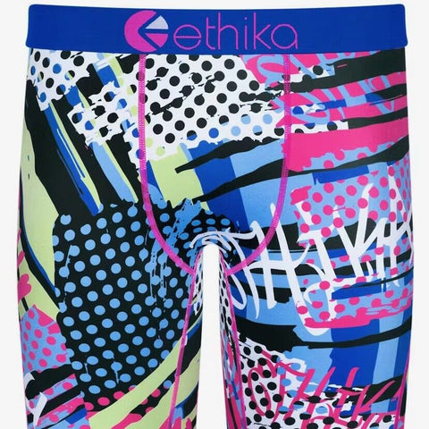 ETHIKA MENS STAPLE UNDERWEAR LITHOGRAPH PURPLE