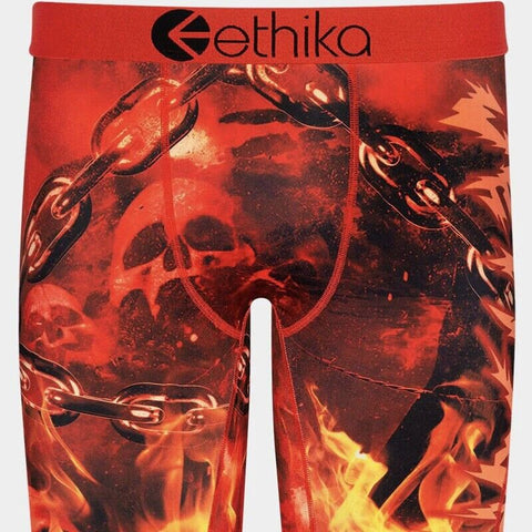 ETHIKA MENS STAPLE UNDERWEAR VENGEANCE RED