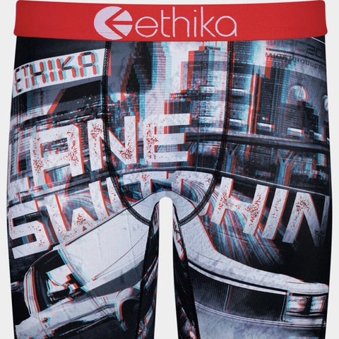 ETHIKA MENS STAPLE UNDERWEAR LANE SWITCHIN 3D BLACK