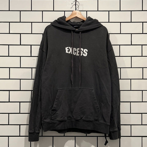 KSUBI EXCESS BIGGIE HOODIE CHARCOAL