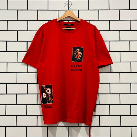 KSUBI ICONS BIGGIE SS TEE CRIMSON