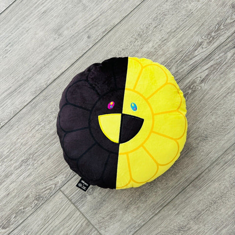 TAKASHI MURAKAMI PILLOW BLACK / YELLOW LIMITED SOLD OUT