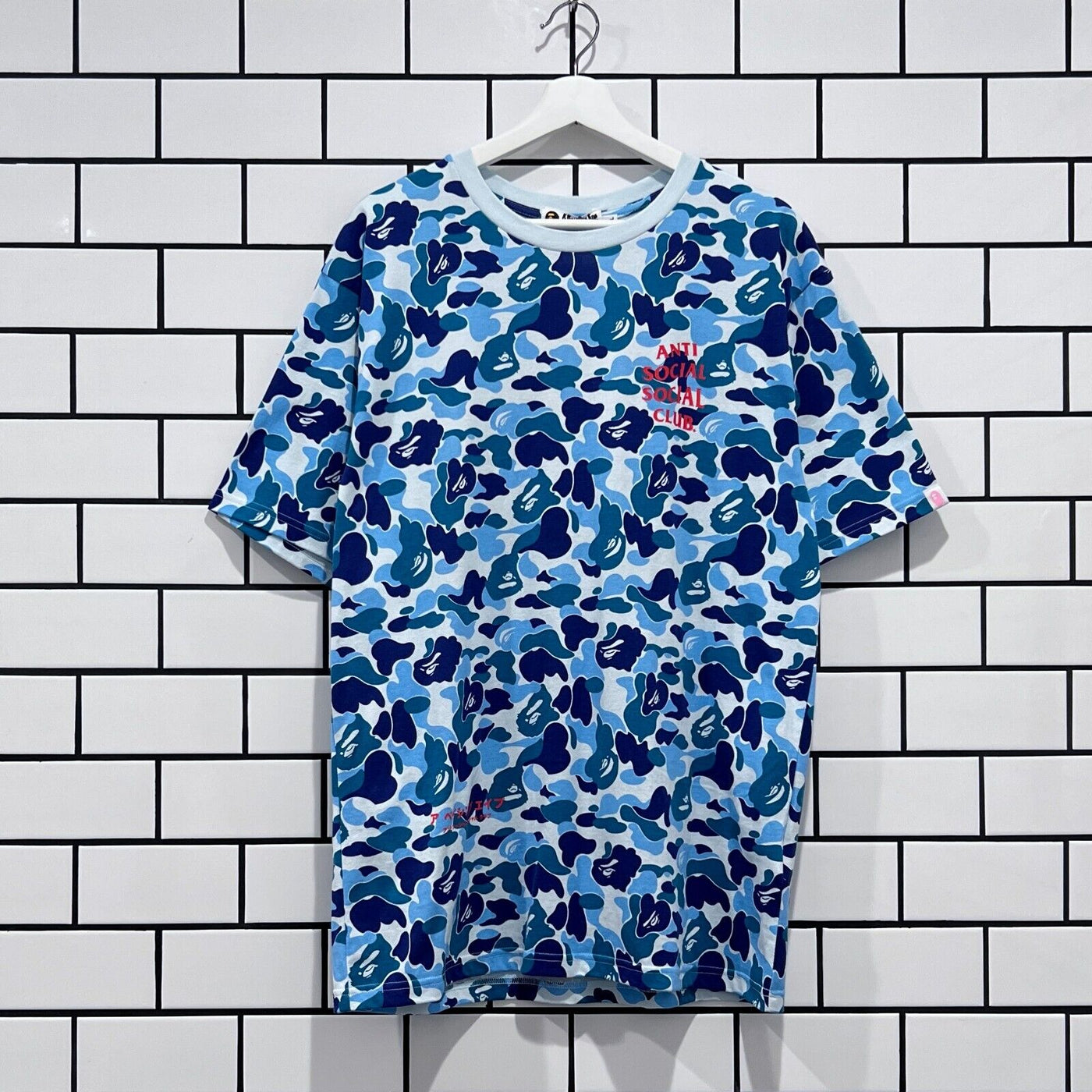 BAPE X ASSC ABC CAMO TEE BLUE CAMO shoparchive.us