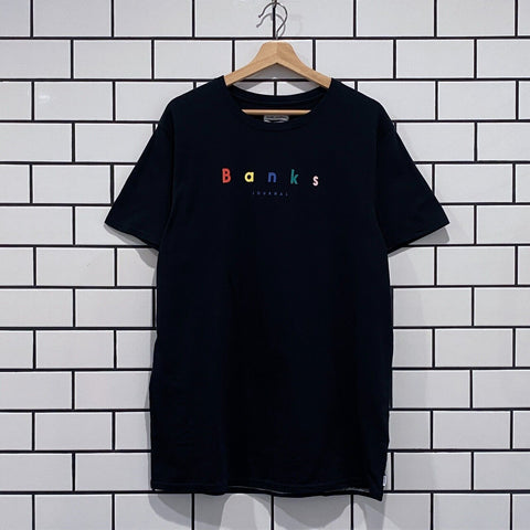 BANKS JOURNAL INTERN CLASSIC TEE DIRTY BLACK