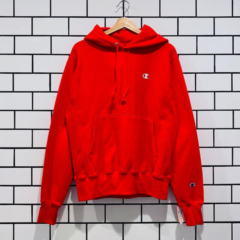 CHAMPION REVERSE WEAVE PULLOVER HOODIE RED