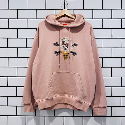 ICECREAM ICE CREAM CROISSANT HOODIE ROSE SMOKE