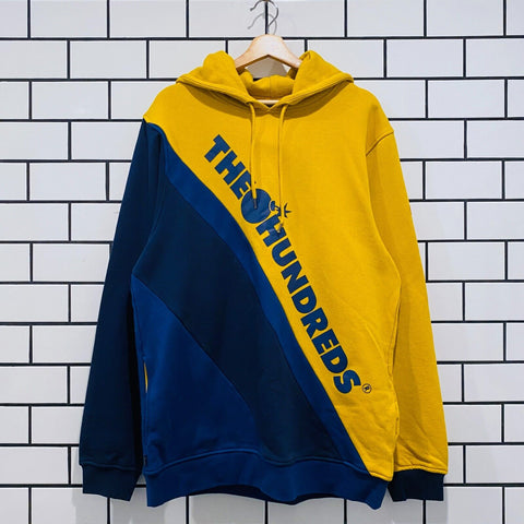 THE HUNDREDS SLOPE PULLOVER HOODIE MUSTARD