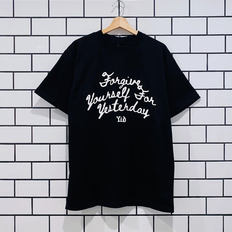 YESTERDAY IS DEAD FORGIVE YOURSELF TEE BLACK