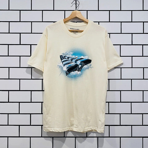 PAPER PLANES ABOVE THE CLOUDS TEE EGGSHELL