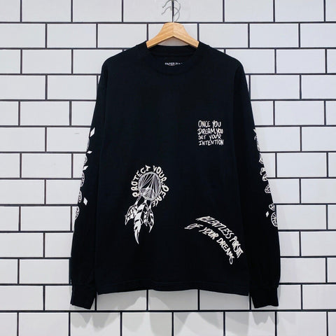 PAPER PLANES PROTECTION LONG SLEEVE TEE BLACK