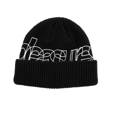 PLEASURES OUTLINE BEANIE BLACK