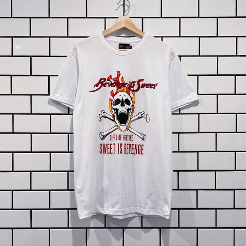 GIFTS OF FORTUNE SWEET IS REVENGE T-SHIRT WHITE