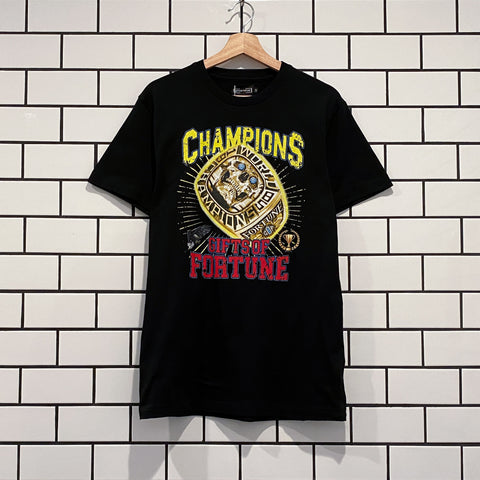 GIFTS OF FORTUNE CHAMPIONS OF THE WORLD T-SHIRT BLACK