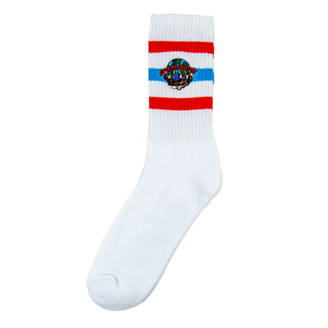GIFTS OF FORTUNE THE WORLD IS YOURS SOCKS WHITE